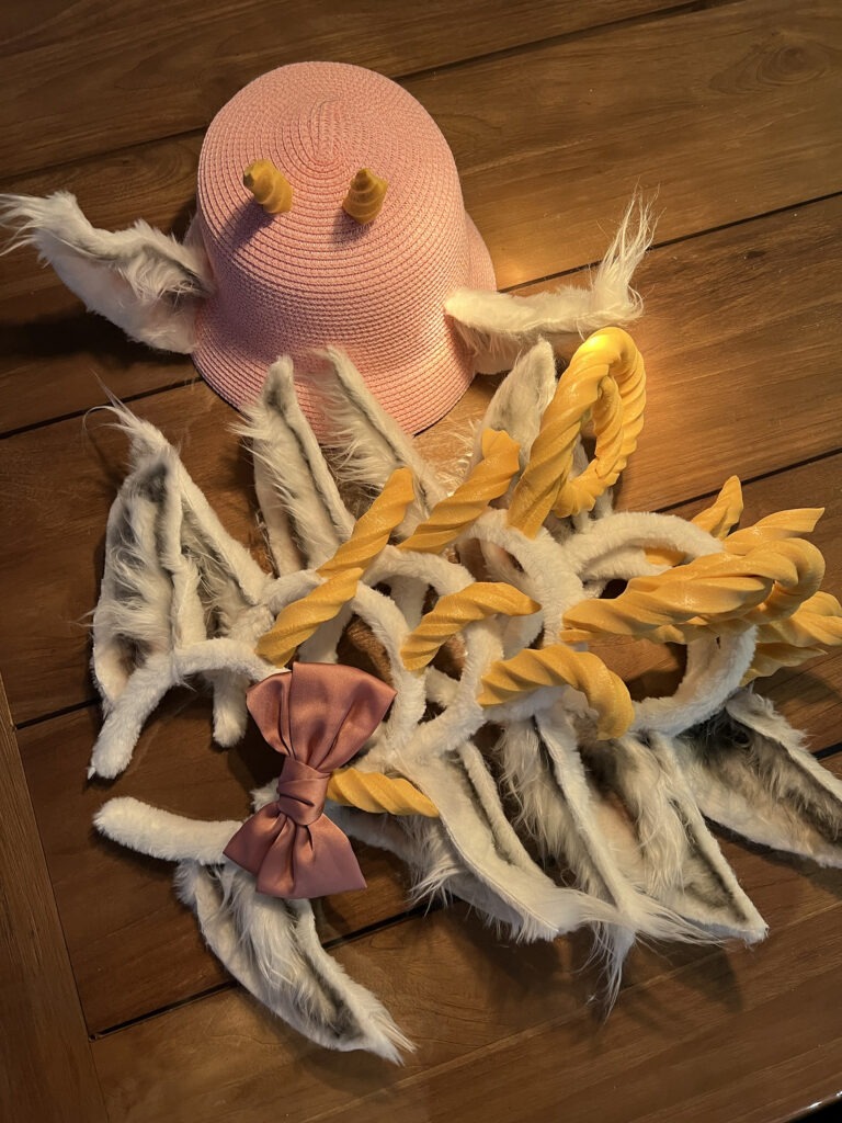 kostüme weihnachtsmärchen ziegenohren